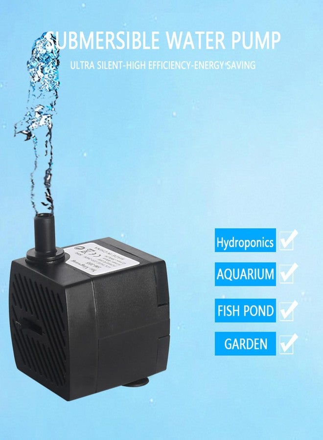 مضخة غاطسة، مضخة نافورة مياه صغيرة للبرك والأحواض المائية وأحواض الأسماك والتماثيل وأحواض الأسماك وتماثيل الزراعة المائية - Image 4
